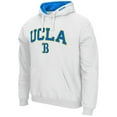 thumbnail image 2 of Men's Colosseum White UCLA Bruins Arch & Logo 3.0 Pullover Hoodie, 2 of 3