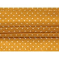 thumbnail image 4 of oneOone Velvet Mustard Yellow Fabric Dots Dress Material Fabric Print Fabric By The Yard 58 Inch Wide, 4 of 5