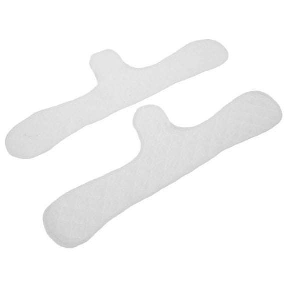 Sweat Proof Bra Pads Reusable Cotton Underboob Sweat Pads for Women's Comfort During Workouts Size 43.00X15.50X0.10CM 2Pcs,_a