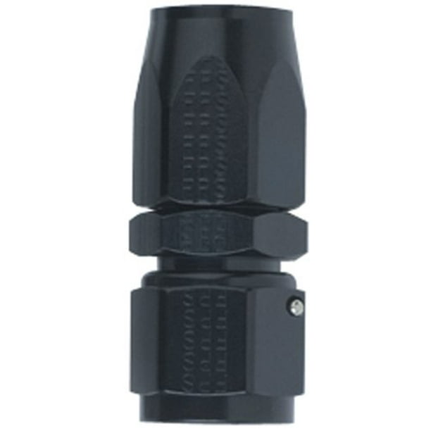 Fragola Hose Fitting #8 Straight Black 100108-BL Fragola Hose Fitting #8 Straight Black 100108-BL