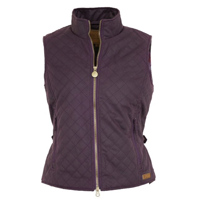 Outback Trading Vest Womens Quilted Zipper Oilskin Princess 2177