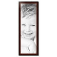 thumbnail image 2 of ArtToFrames 14" x 43" Matte mahogany Diploma Picture Frame, 14x43 inch Brown Wood Poster Frame (WOM-5108), 2 of 7
