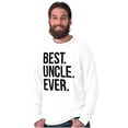 thumbnail image 4 of Best Uncle Ever Niece Nephew Men's Long Sleeve Tee T Shirt Brisco Brands L, 4 of 6