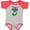 Baseball Heather and Red, variant on Future Pickleball Champ Boys or Girls Baby Bodysuit
