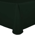 thumbnail image 2 of Ultimate Textile (3 Pack) 108 x 132-Inch Rectangular Polyester Linen Tablecloth with Rounded Corners - for Wedding, Restaurant or Banquet use, Forest Green, 2 of 4