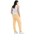 thumbnail image 2 of Ellos Plus Size Studio French Terry Drawstring Elastic Waistband Jogger, 2 of 5