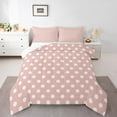 thumbnail image 1 of Erosebridal Polka Dots Bedding Comforter Set, Circle Geometric Comforter Sets, Modern Simple Reversible Down Comforter, Microfiber Bedroom Decor, 2 Pieces, 1 of 7