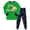 Green, variant on Splozh Kids Fall Clothes Boys Girls Suit Long Pants Regular Long Sleeve Round Neck Printed Two Piece Set Dark Blue,6-7 Years