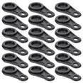 thumbnail image 1 of RUNROTOO 18Ud Clips Para Fijar Impermeables Con Sin Taladro Color Negro Para Tiendas Y Toldos, 1 of 6