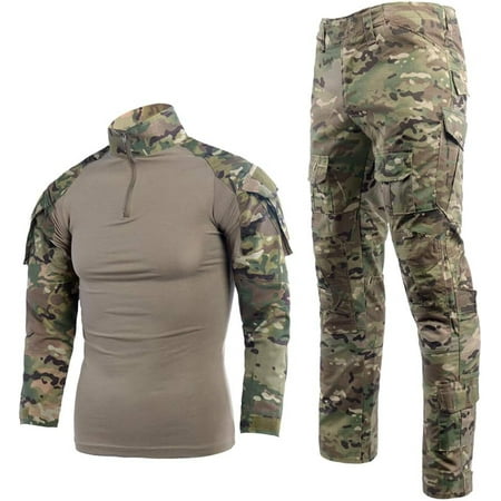 Airsoft Shirts Pants Survival Tactical Gear for Men Uniform Tactical Suit Police Riot Gear