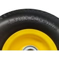 thumbnail image 6 of Flat Free Hand Truck Tire with Axle Bore, Offset Solid Tire Replacement for Hand Truck/Wagon/Garden Cart/Wheelbarrow/Dolly/Lawnmower, 6 of 7