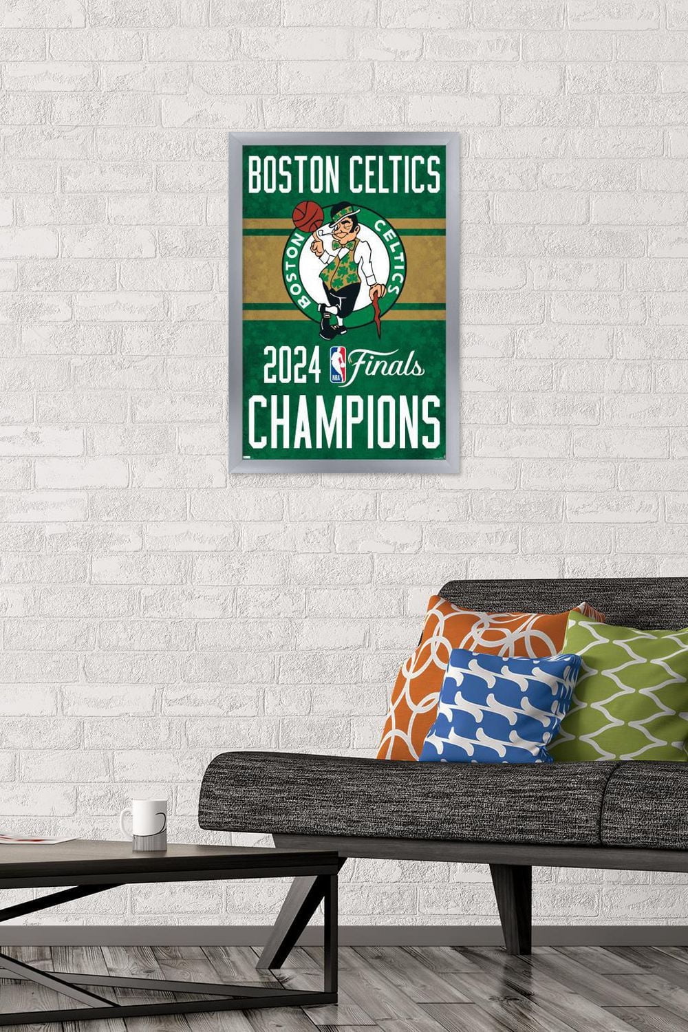 NBA Boston Celtics - 2024 NBA Finals Team Logo Wall Poster