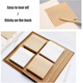 thumbnail image 3 of 4pcs Notes,Memo Note Pad for Notes, White and Brown Checkered Post-it Notes, 80 Sheets per Copy, 3 of 5