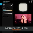 thumbnail image 4 of Logitech for Creators Litra Glow Premium LED Streaming Light with TrueSoft, Adjustable Monitor Mount, Brightness & Color Temp Settings, Desktop app Co, 4 of 11