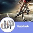 thumbnail image 1 of Bicicleta 2x M195 MTB Pedales de Ndcxsfigh 2 Rodamientos Aluminio con reflector (Plata), 1 of 5