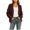 Coffee, variant on ZIXKCGDSE Womens Cardigan Fall Knit Sweater Button Down Coat Business Casual Travel Outfits Size XL