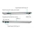 thumbnail image 6 of HP 15 15.6" Touchscreen FHD Business Laptop Computer, 12th Gen Intel 10-Core i7-1255U, 32GB DDR4 RAM, 2TB PCIe SSD, 802.11AC WiFi, Silver, Bluetooth, Windows 11 Home S, 6 of 6