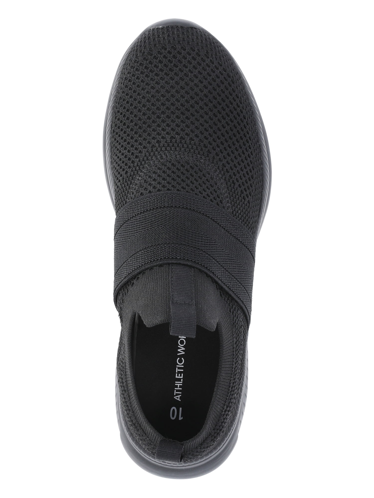 Athletic Works Men's Banded Jogger Slip-On Sneakers, Wide Width Available