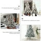 thumbnail image 5 of 1 adorno de árbol de Navidad de nieve artificial blanca simulada, 5 of 7