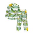thumbnail image 2 of Bingfone Men'S Pajama Set 2 Piece Loungewear Pjs, Long Sleeve With Pajama Pants-Lemon, 2 of 9