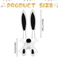 thumbnail image 4 of CoreLiving Bunny Butt Wreath Kit Easter Spring Door Decorations Wooden Welcome Sign for Outdoor Indoor Hanging on Front Door Wall Porch Entryway Easter Wreath Attachment Craft Supplies, 4 of 9