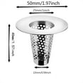 small-size-conical-filter-screen-washbasin-floor-drain-clogging-mesh