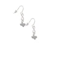 thumbnail image 3 of Delight Jewelry Silvertone Mini Texas Silver tone Infinity French Earrings, 3 of 4