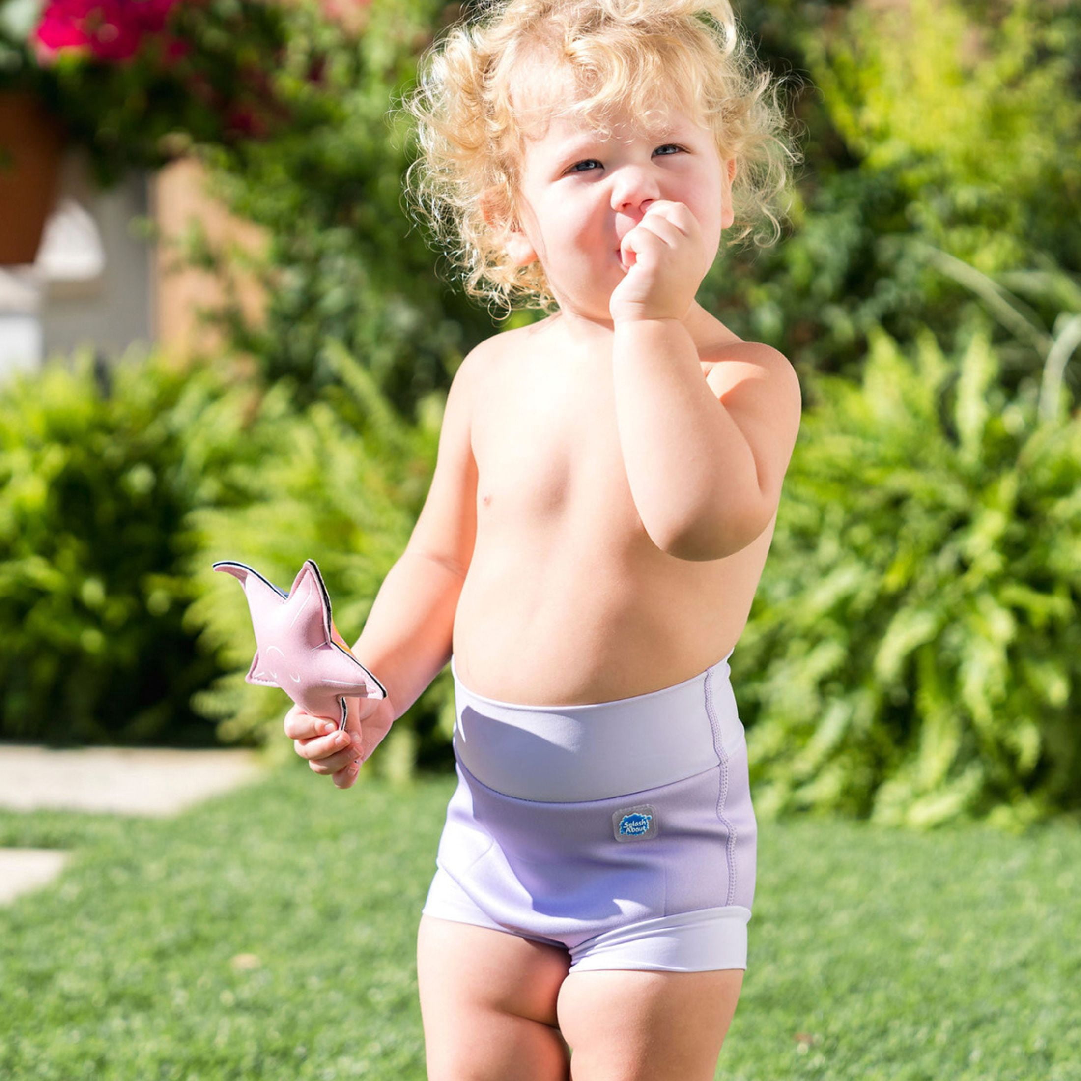Splash About Girl's Happy Nappy™ Reusable Swim Diaper, Lilac, 3-4 Years