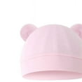 thumbnail image 5 of EnJoCho 9 Pieces Baby Cotton Hat Solid Bear Ears Caps Baby Boy Girl Toddler Hats Caps for 0 To 6 Months Baby Kids Super Adorable Head Wear Gifts, 5 of 8