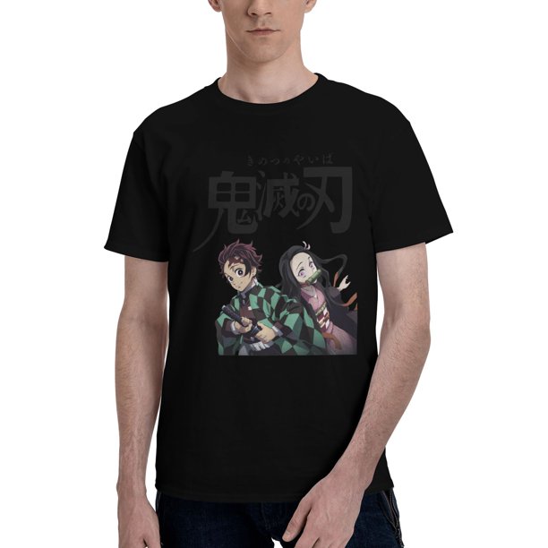 Camiseta de Manga Corta para Hombres Kimetsu no Yaiba