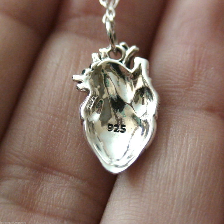 Anatomical 2024 heart necklace