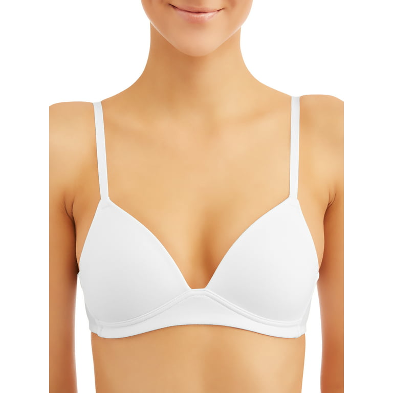 Maidenform Girls Comfort Bra Size 30A White/Beige Comfortable & Soft Cups  2-Pack