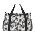 thumbnail image 1 of Balery Hawaii Palms Bolsa de Gimnasio para Mujeres, Bolsa de Viaje con Bolsillo Húmedo, Bolsa de Fin de Semana para Mujeres, Bolsa de Viaje Resistente al Agua, 1 of 7