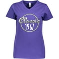 thumbnail image 3 of Inktastic Classic 1967 Birth Year Women's V-Neck T-Shirt, 3 of 5