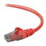 UPC: 0722868468821 | Belkin A3L980-01-RED-S 1 ft. Cat 6 Red Snagless Networking Cable