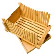 thumbnail image 3 of Manual Guía Corte Y Bandeja Migajas Bambú Pan Cutter Bamboo Bread Slicer para Casero Plegable Con Receptor Migas Pasteles Hojuelas, 3 of 9