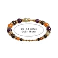 thumbnail image 2 of XHKUYI Halloween Black Cat Pumpkin Beaded Bracelet, Stretchable Adjustable Bead Bracelet with Witch Hat Charm, Spooky Season Jewelry for Women Kids, Fall Jewelry Gift, 2 of 6