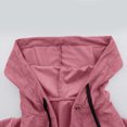 thumbnail image 6 of Otntypg Corduroy Hoodie Jackets for Women Fashion Fall Spring Long Sleeve Drawstring Button Down Shacket Outwear Tops Thick Warm Hooded Pullover Sweatshirts with Pockets Pink L, 6 of 10