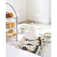 thumbnail image 4 of Easter Eggs Kitchen Dish Towels for Drying Dishes Set of 4, Rabbit Spring Botanical Wildflowers Bunny Beige Waffle Weave Microfiber Hand Tea Bathroom Towels Quick Dry & Absorbent Towel 12x12, 4 of 7