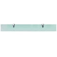 thumbnail image 3 of IM Lashes Bathroom Glass Floating Shelf Tempered Glass 0.3" Thick Retangular Storage Organizer Wall Mount Clear, 31.5"x3.9", 3 of 4