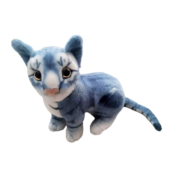 Cat Plush Doll Kitty Stuffed Animal Throw Cushion Soft Plush Fabric for Children Bedroom Living Room
