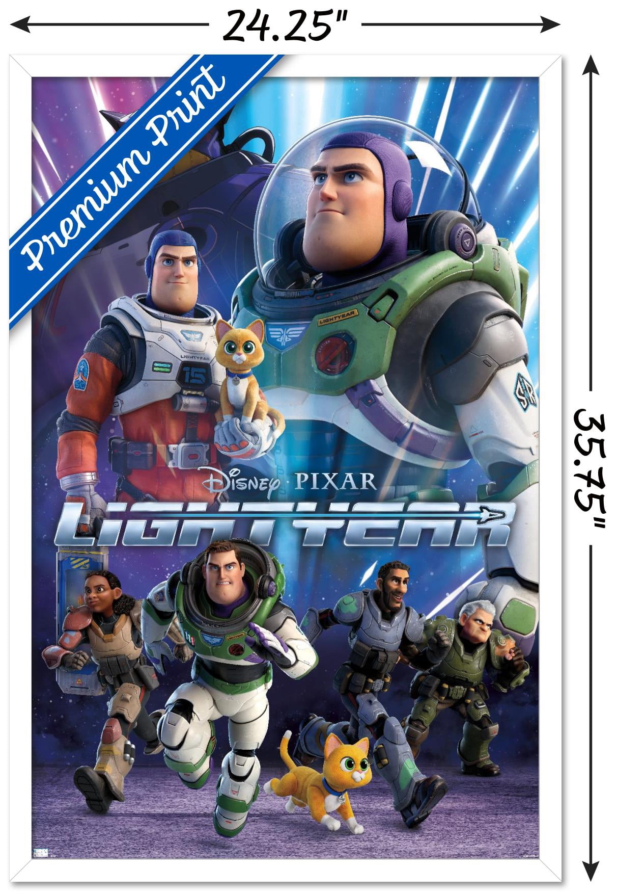 Disney Pixar Lightyear - Group Wall Poster, 22.375" x 34" Framed