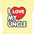 thumbnail image 4 of Inktastic I Love My Uncle Boys or Girls Baby Bodysuit, 4 of 5
