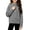Gray, variant on ATOGUTA Girls Turtleneck Sweatshirt Black Kids Long Sleeve Half Zip Fleece Sweatshirts Casual Fashion Spring Fall Clothes Size 5T-15