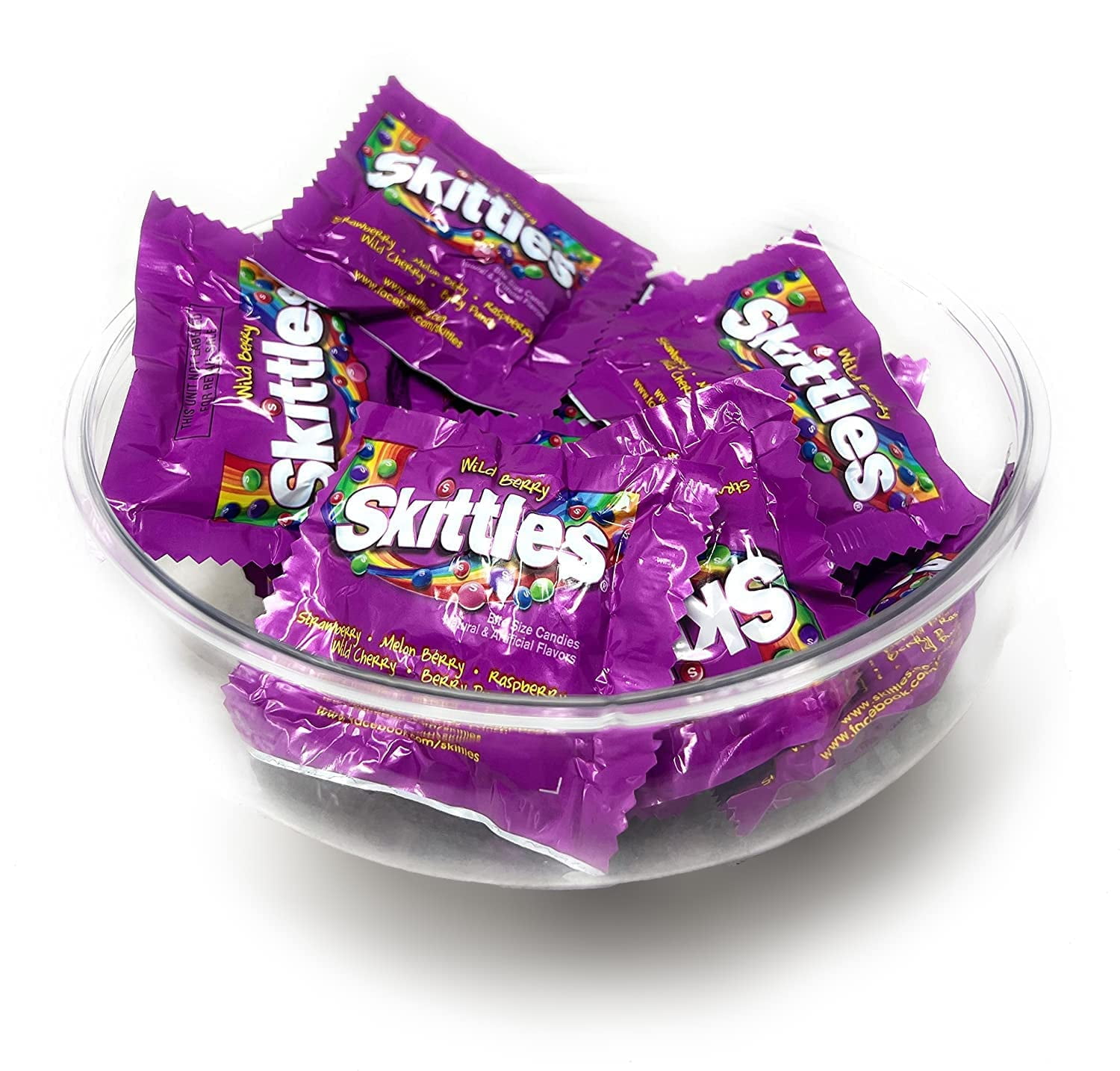 Assortit Skittles Halloween Candy - Wild Berry & Original Variety 1Lb Resealable Bag