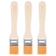 thumbnail image 1 of Pincel de pintura Uxcell de 6" de ancho 1" con cerdas de nylon suave y mango de madera amarillo 3Pcs, 1 of 5