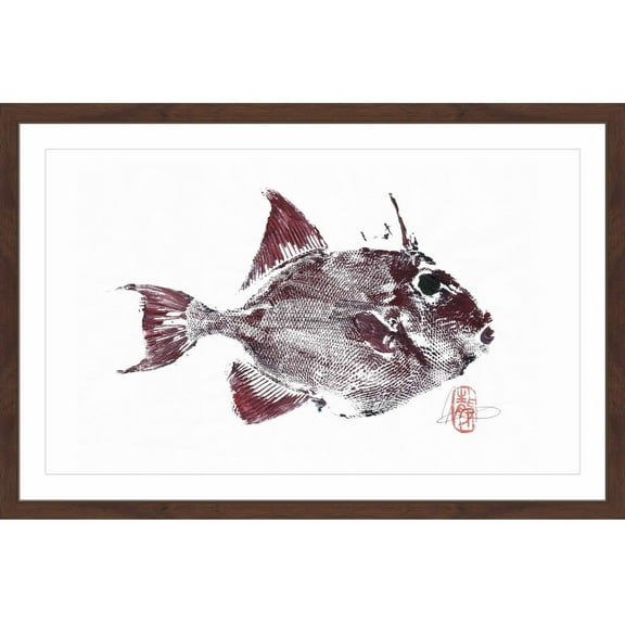 "Red Is Me" Framed Painting Print