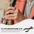 thumbnail image 2 of Miangastore 2pcs Flute Microphone Clip for Recording Multi-Functional Instrument Mic Mount High Sensitivity Portable Mic Holder for Flutes Drums, 2 of 8
