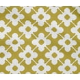 thumbnail image 4 of oneOone Cotton Flex Olive Green Fabric Floral & Tiles Moroccan Craft Projects Decor Fabric Printed By The Meter 40 Inch Wide, 4 of 4