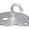 thumbnail image 4 of Gancho de techo con base redonda de metal, accesorio de gancho para lámpara de araña de alta resistencia, 90mm, 2 piezas JM, 4 of 4